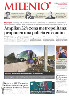 Cover of Milenio Edo de Mexico