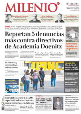 Cover of Milenio Monterrey