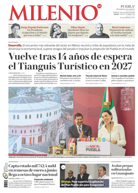 Cover of Milenio Puebla
