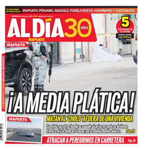 Cover of Periodico Al Dia (Irapuato)