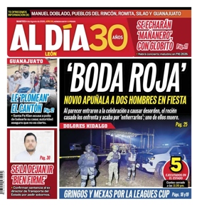 Cover of Periodico Al Dia (Leon)