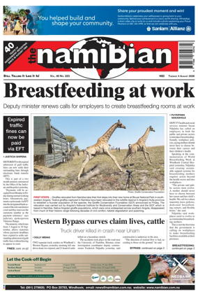 Cover of The Namibian
