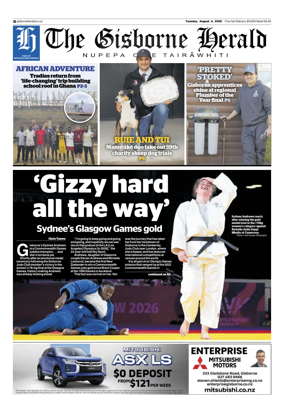 Cover of The Gisborne Herald