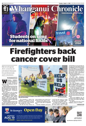 Cover of Whanganui Chronicle