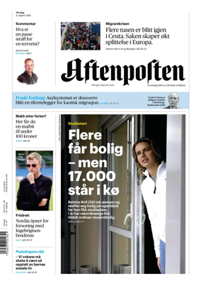 Cover of Aftenposten