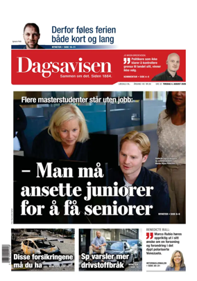 Cover of Dagsavisen