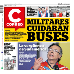 Cover of Diario Correo