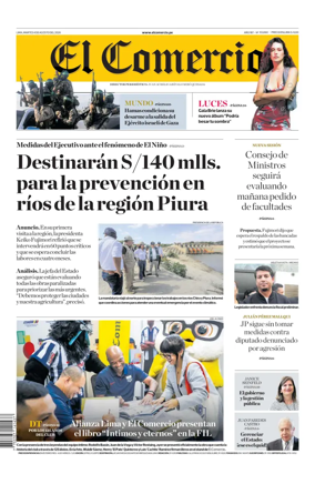 Cover of Diario El Comercio