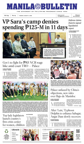 Cover of Manila Bulletin
