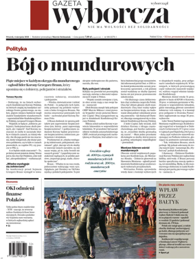 Cover of Gazeta Wyborcza Stoleczna