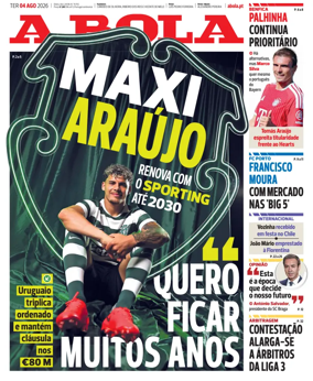 Cover of A BOLA (Portuguese)