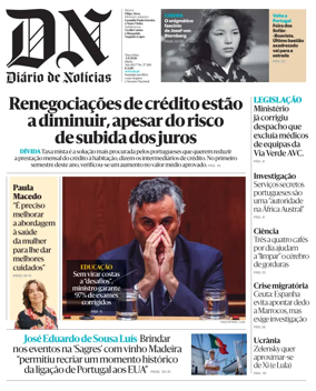 Cover of Diario de Noticias