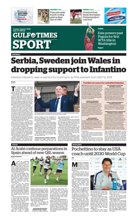 Cover of Gulf Times Sport