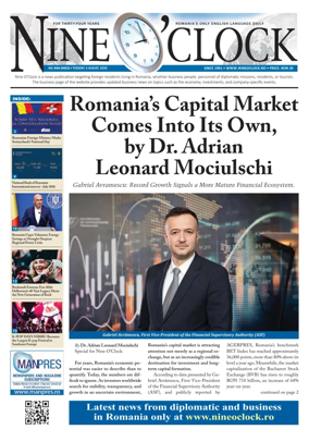 Cover of Nine o clock (Romania) Daily