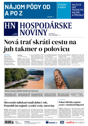 Cover of Hospodarske noviny