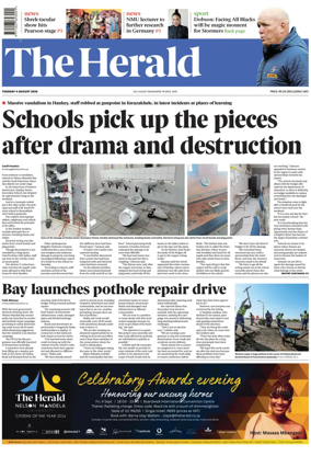 Cover of The Herald (South Africa)