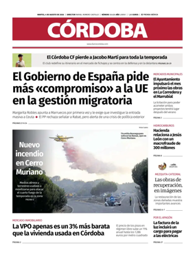 Cover of Diario Cordoba