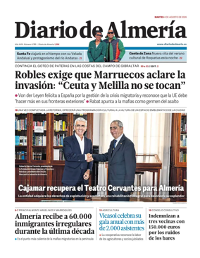 Cover of Diario de Almeria
