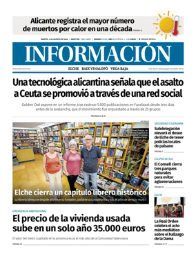 Cover of Diario Informacion (Elche y Vega Baja)