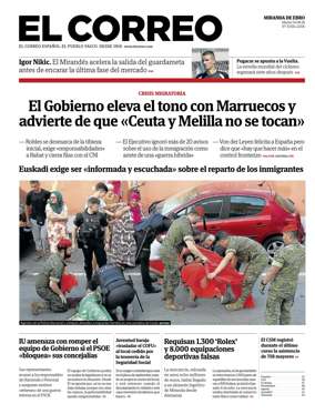 Cover of El Correo (Miranda de Ebro)