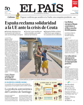 Cover of EL PAIS primera edicion