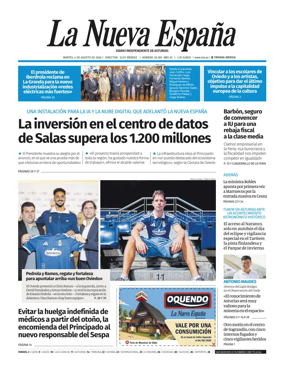 Cover of La Nueva Espana (Oviedo)