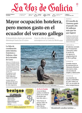 Cover of La Voz de Galicia (Carballo)