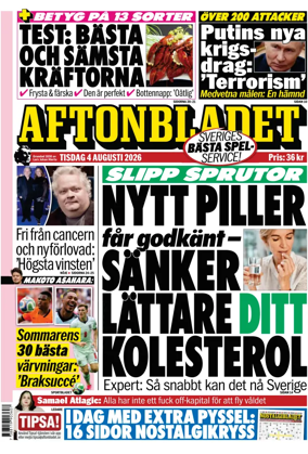 Cover of Aftonbladet
