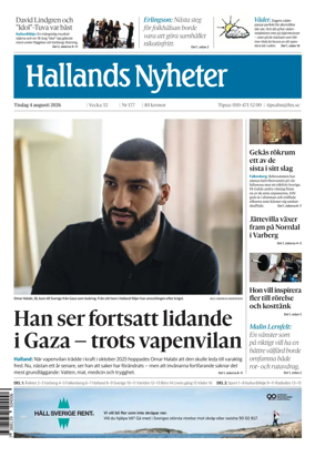 Cover of Hallands Nyheter