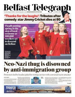 Cover of Belfast Telegraph