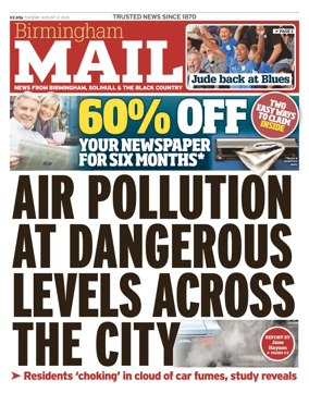 Cover of Birmingham Mail