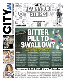 Cover of City AM
