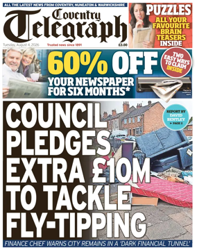 Cover of Coventry Telegraph