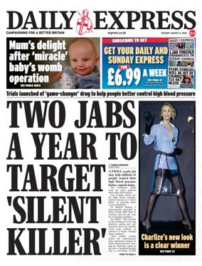 Cover of Daily Express
