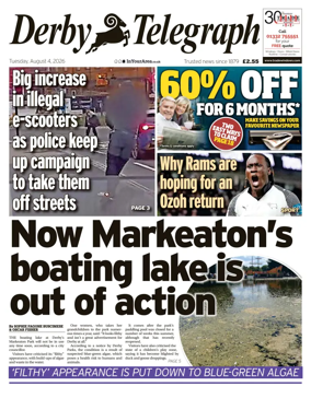 Cover of Derby Telegraph