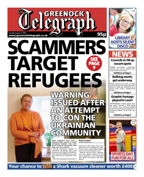 Cover of Greenock Telegraph