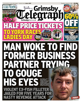 Cover of Grimsby Telegraph