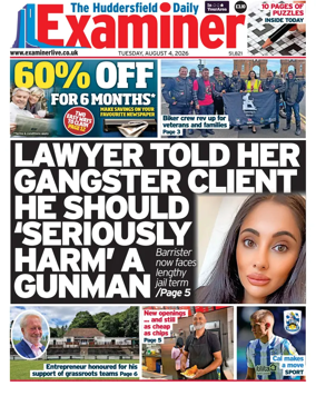 Cover of Huddersfield Daily Examiner