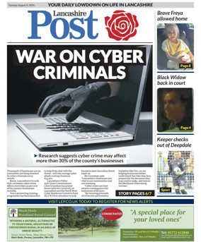 Cover of Lancashire Evening Post