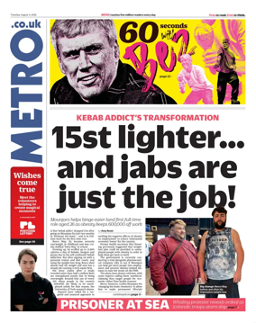 Cover of Metro (UK)