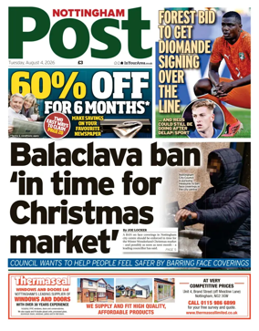 Cover of Nottingham Post