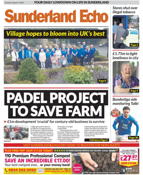 Cover of Sunderland Echo