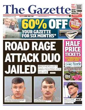 Cover of Teesside Evening Gazette