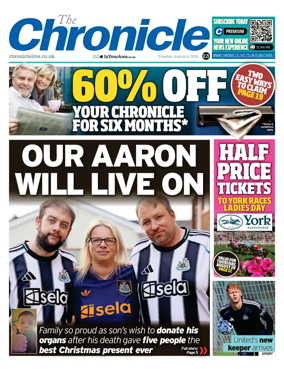 Cover of The Chronicle (South Tyneside and Durham)