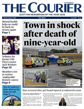 Cover of The Courier & Advertiser (Fife Edition)