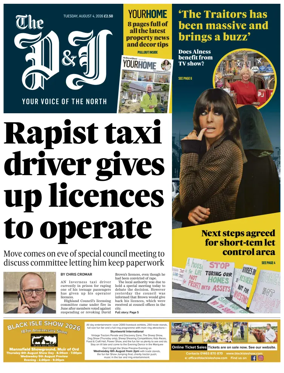 Cover of The Press and Journal (Inverness Highlands and Islands)