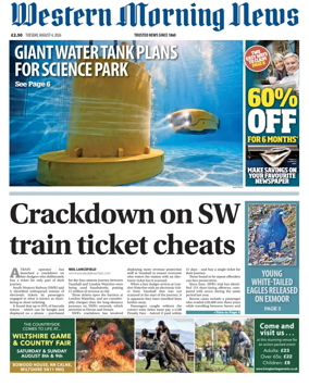 Cover of Western Morning News