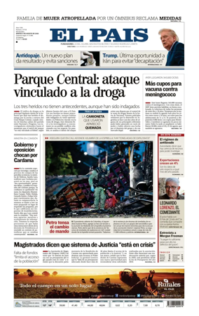 Cover of El Pais (Uruguay)