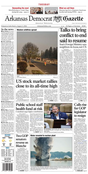 Cover of Arkansas Democrat-Gazette