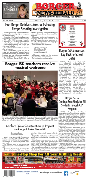 Cover of Borger News-Herald